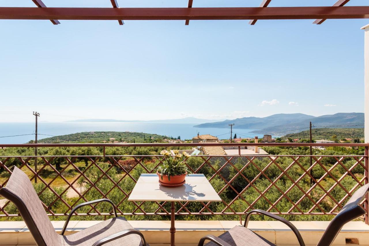 Villa Armonia, Sunset View And Relaxing Beach Vibe Proástion Buitenkant foto