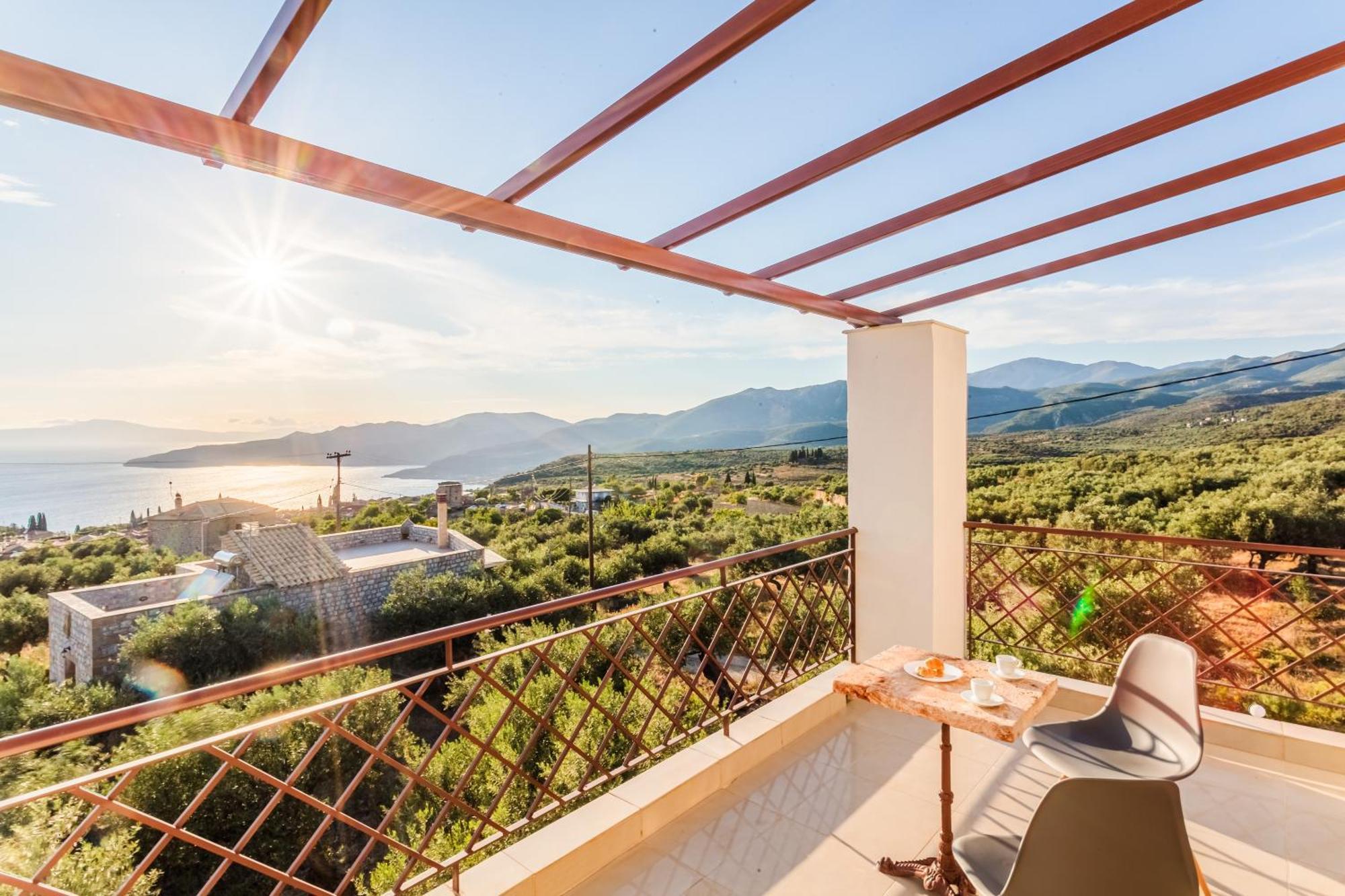 Villa Armonia, Sunset View And Relaxing Beach Vibe Proástion Buitenkant foto